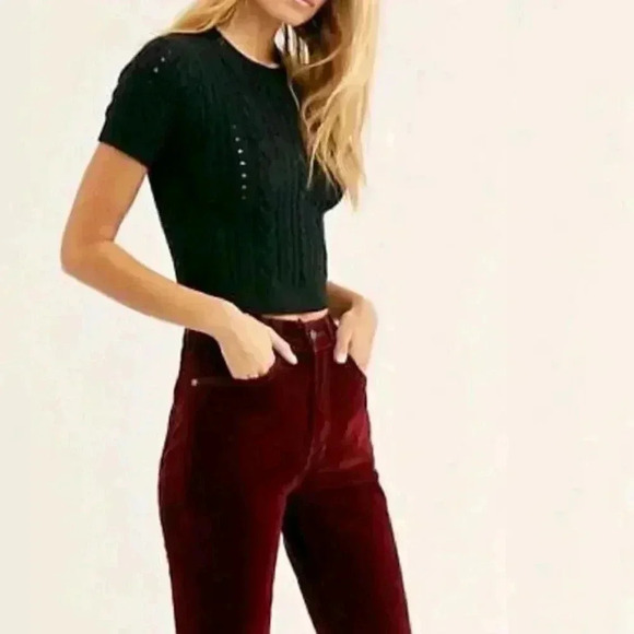 FREE PEOPLE STELLA VELVET SKINNY JEANS - Picture 3 of 6